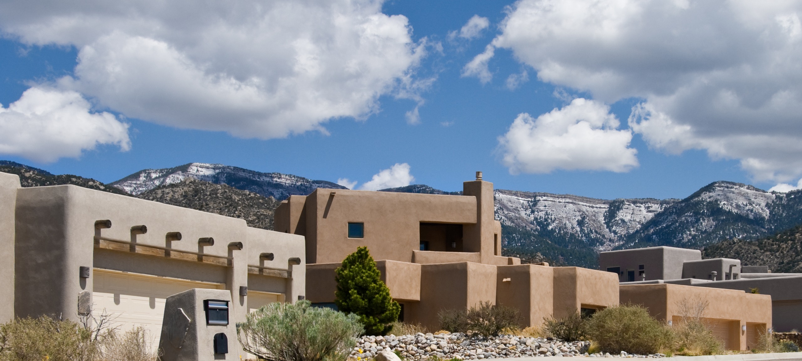 Pueblo style home in High Desert real estate